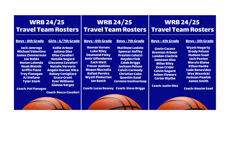 24/25 Travel Team Rosters Announced!